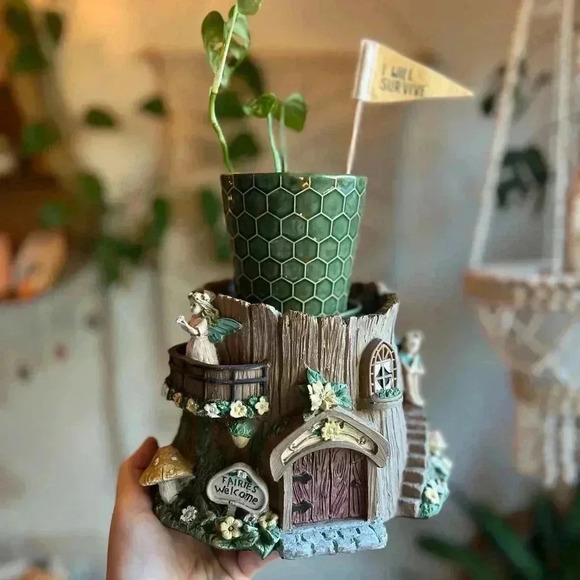 Fairy-Themed Plant Stand / Planter Holder for 4” Pots 🪴 - Picture 14 of 14